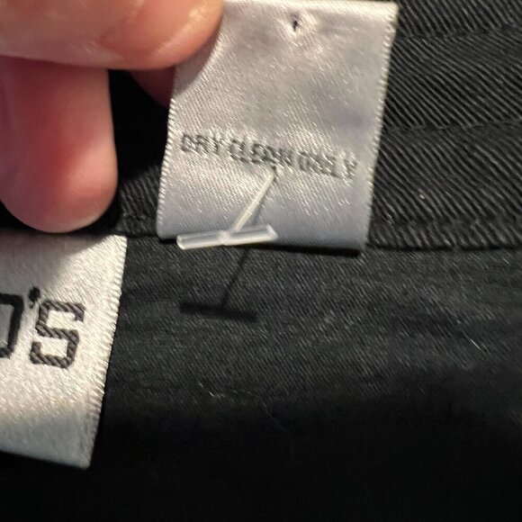 Chico's Animal Print 3/4 Sleeve Button Front Cotton Jacket, Size 1 (US 8/Med) - Picture 15 of 16